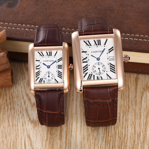 カルティエ時計正面デザイン